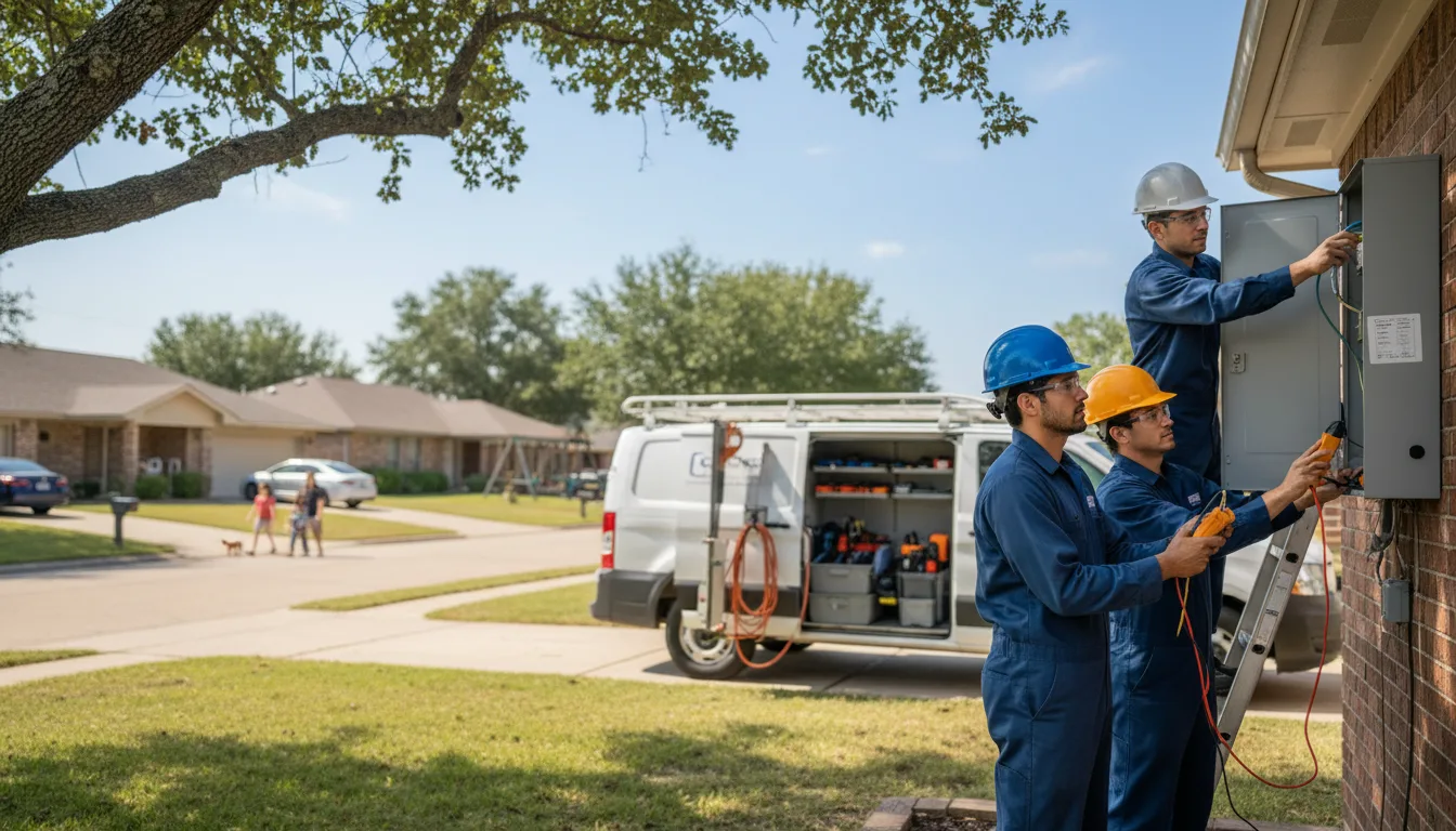 Certified electrician providing emergency electrical services in Branchdale, PA